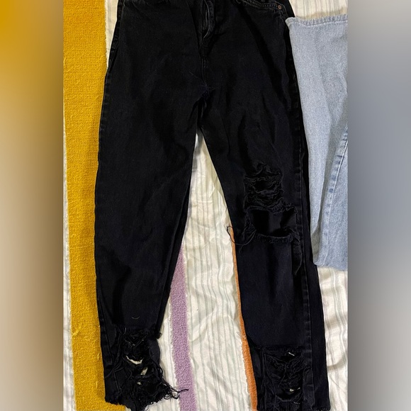 GUC Lot of 2 cute jeans PRETTY LITTLE THING/SHEIN - Picture 3 of 8